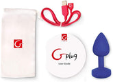 Gvibe Gplug Anal Plug Large Navy Blue Butt Plugs